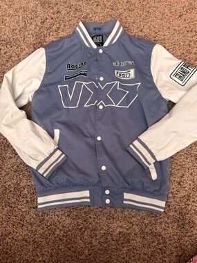 Seven Souls Racing Jacket - Blue/Gray